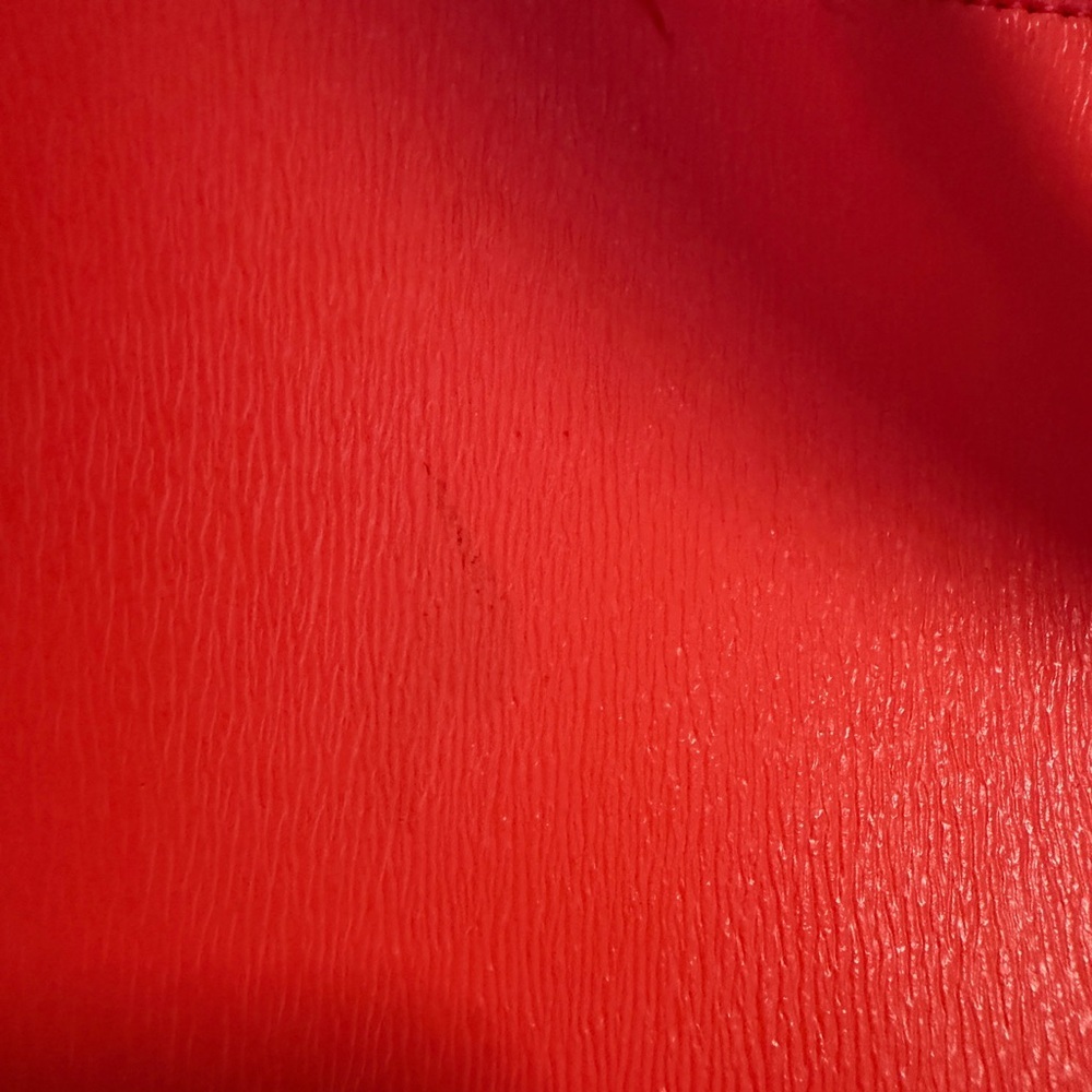 Neiman Marcus exclusive Tote Bag L Christmas Coral Red - Picture 2 of 4